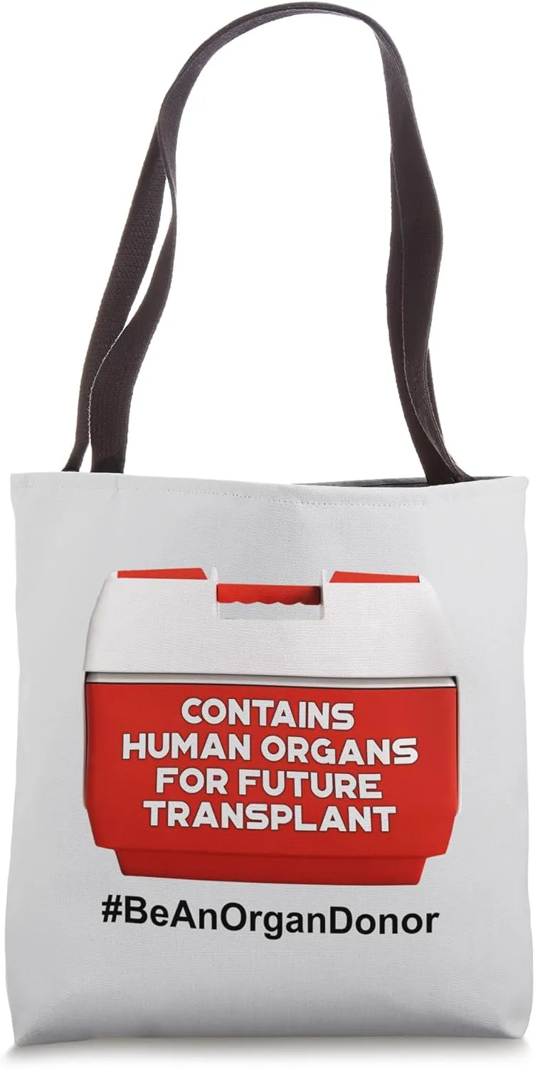 Organ Donation Donor Awareness Transplant Cooler Tote Bag