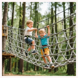 Outdoor Climbing Cargo Net 9.8FTx13.1FT - Playground Safety Net, 0.55 Inch Thick Rope Ladder for, Multifunctional Climbing Frame & Truck Trailer Fence Netting