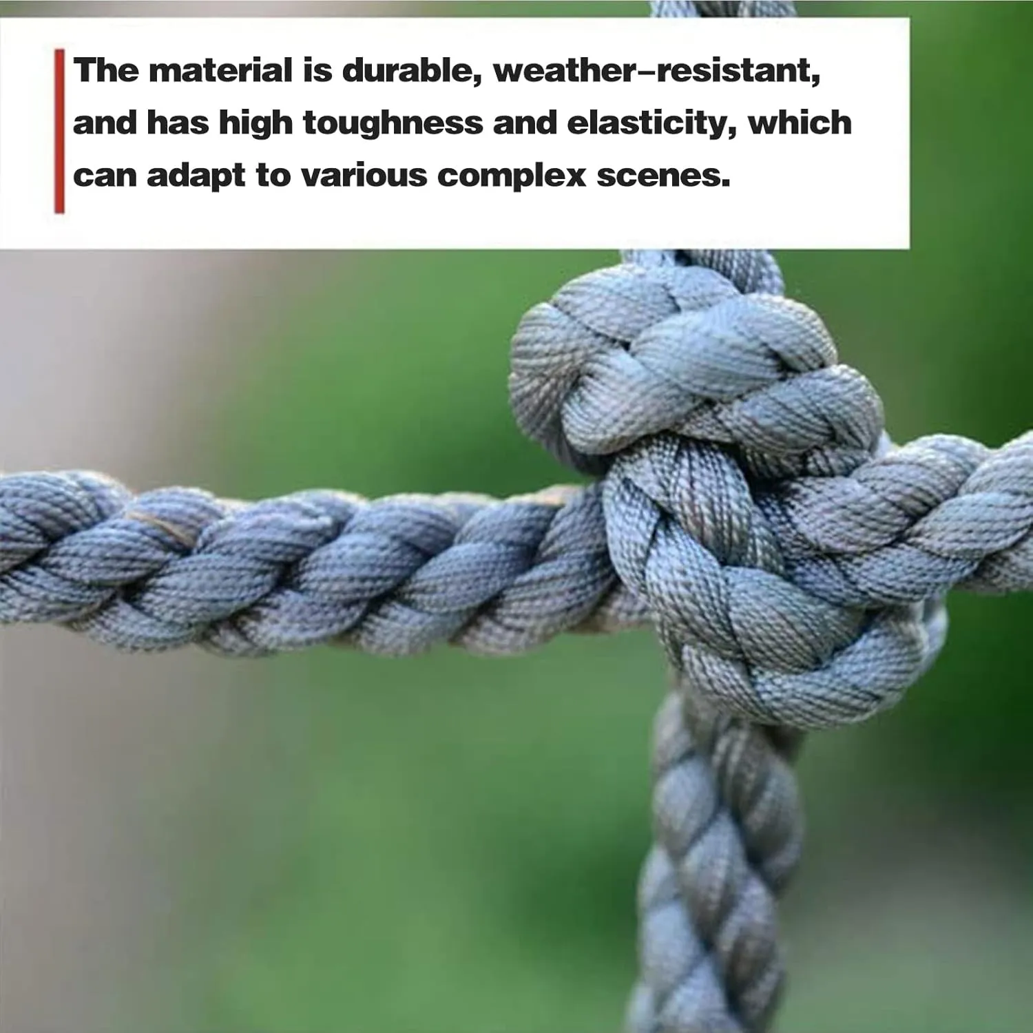 Outdoor Climbing Cargo Net Climbing Heavy-Duty Climbing Net Net Safety Net Rope Ladder Polyester Fiber, Rope Fence Stairs Balcony Railings Garden Playground Cargo Net(Size:2Mx6M(6.6FTx19.7FT))