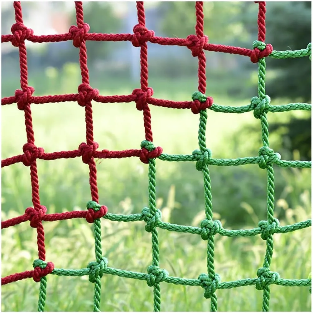 Outdoor Climbing Net for Kids and Adult,Climbing Net for Swing Set, Heavy Duty Rope Outdoor Cargo Webbing Net,Military Climbing Cargo Net(14mm-14cm,1X3m/3.3X9.8ft)