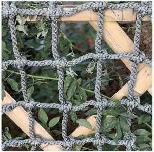 Outdoor Climbing Net for Kids and Adult,Climbing Net for Swing Set, Heavy Duty Rope Outdoor Cargo Webbing Net,Military Climbing Cargo Net(16mm-18cm,2X3m/6.6X9.8ft)