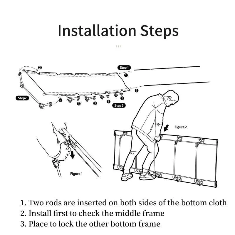Outdoor Folding Camp Bed