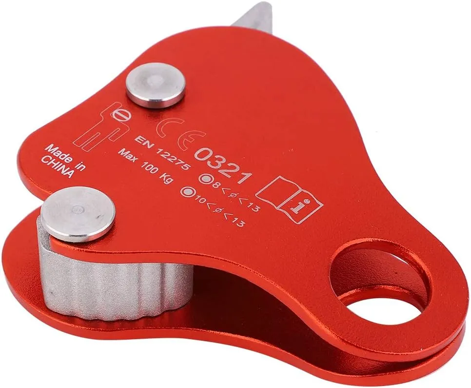 Outdoor High Altitude Rope Grab, Safety Device Lock Equipment for Rock Climbing Mountaineering