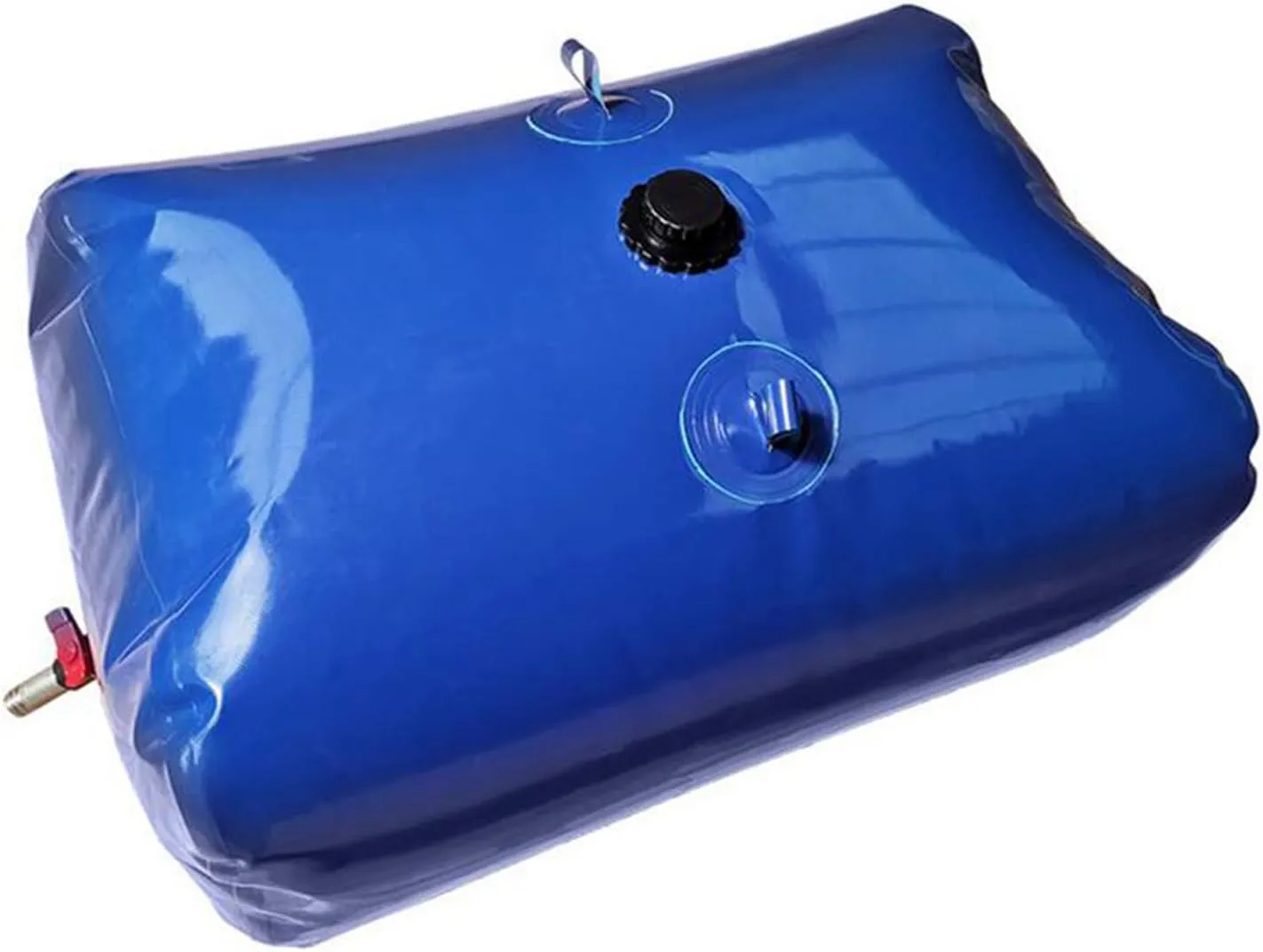 Outdoor Large-Capacity Water Storage Container, car Portable Bucket Collapsible Soft Water Storage Bag Drought-Resistant Emergency Water Storage Tank with Faucet, Used fo, 240L