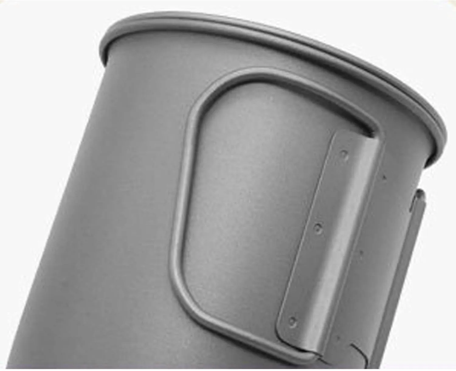 Outdoor Portable Titanium Alloy Coffee Cup Folding Handle Ultralight Water Cup(750ml)