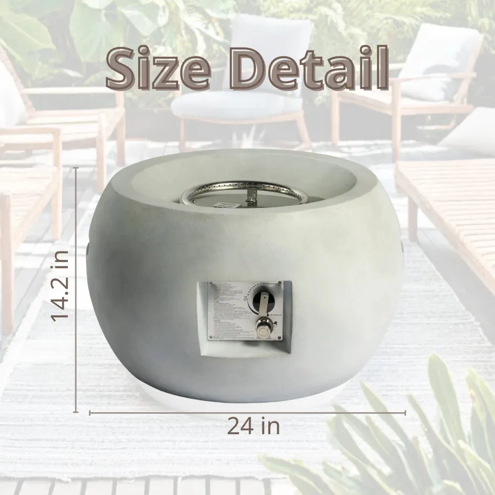 Outdoor Propane Fire Pit Table