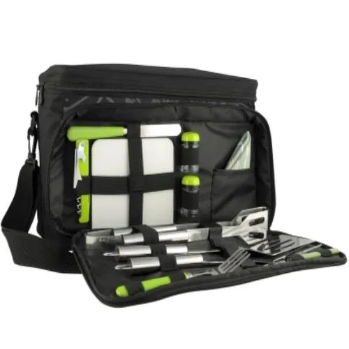 Oxford Large Cooler Bag with BBQ Set