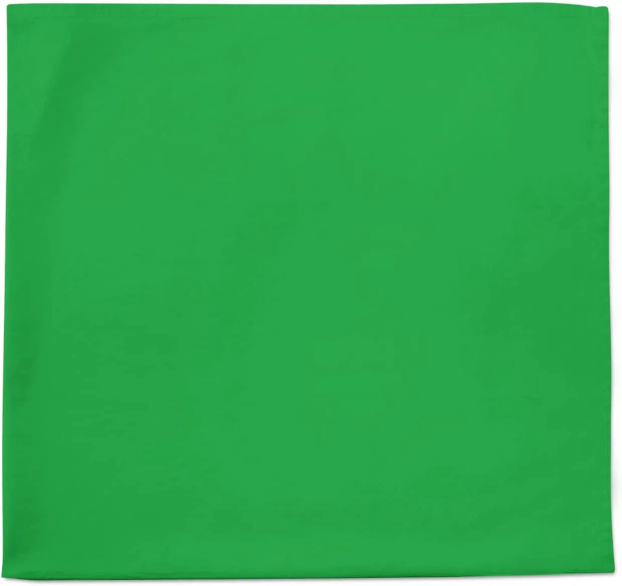 Pack of 4 Men's Large Handkerchiefs 100% Cotton Solid Hankie
