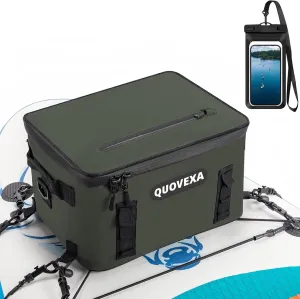 Paddle Board Cooler Bag, Sup Cooler, Coolers Deck Bag with 4 Pockets, Kayak Cooler Fits 30 Cans, Deck Coolers Bag for Paddleboard, Paddle Board Accessories with Phone Pouch