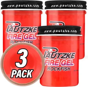 Pautzke Fire Gel Bait Scent Trout Fishing Attractant, Long-Lasting Fish Scent Gel, Freshwater Saltwater Compatible, Strong Scent Trail for Bass Crappie Catfish, Easy Apply Lure Enhancer, 1.75 Ounce