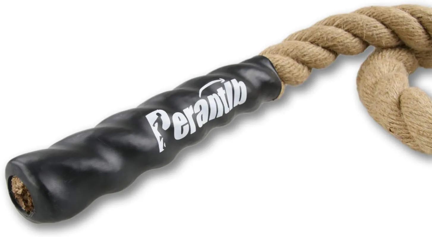 Perantlb Outdoor Climbing Rope for Fitness and Strength Training, Workout Gym Climbing Rope, 1.5'' in Diameter, Length Available: 8,10, 15, 20, 25, 30,40, 50 Feet…
