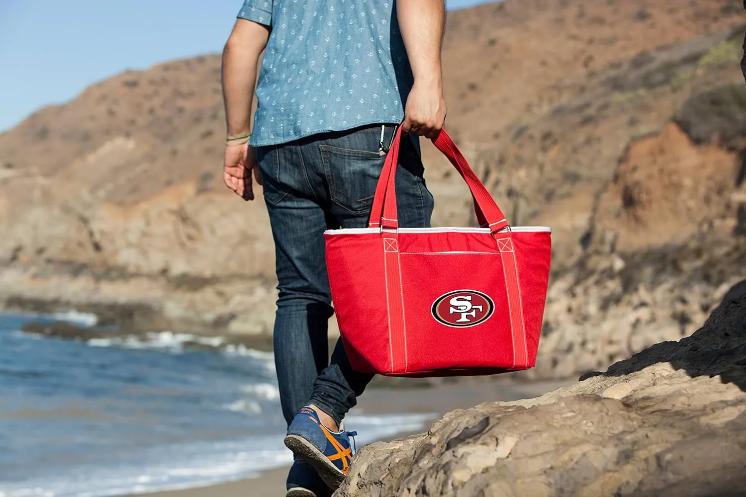 PICNIC TIME NFL Topanga Cooler Bag, Soft Cooler Tote Bag, Picnic Cooler