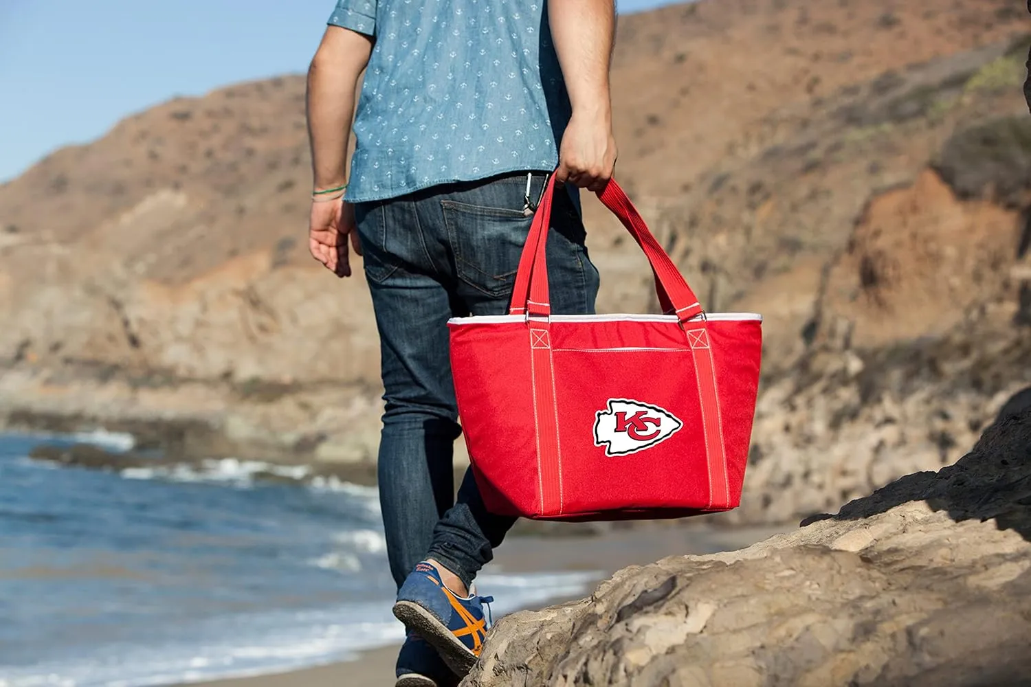 PICNIC TIME NFL Topanga Cooler Bag, Soft Cooler Tote Bag, Picnic Cooler