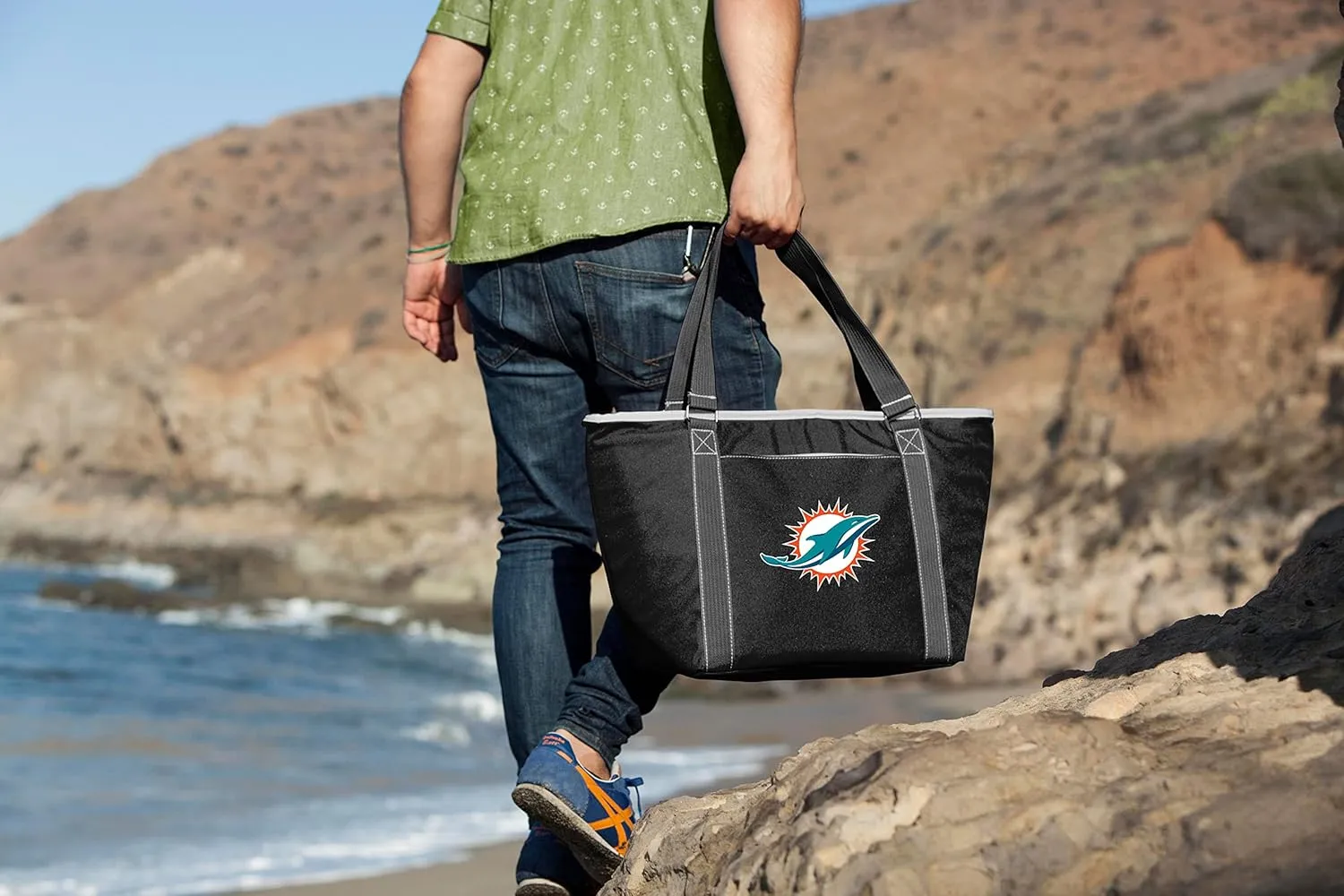 PICNIC TIME NFL Topanga Cooler Bag, Soft Cooler Tote Bag, Picnic Cooler