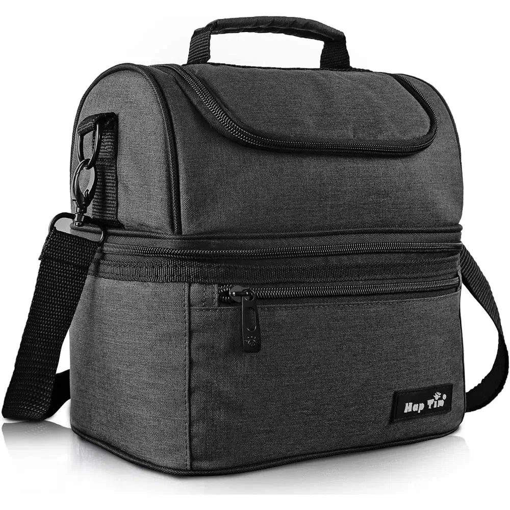 Pigwiggy Insulated Lunch Bag Dark Gray