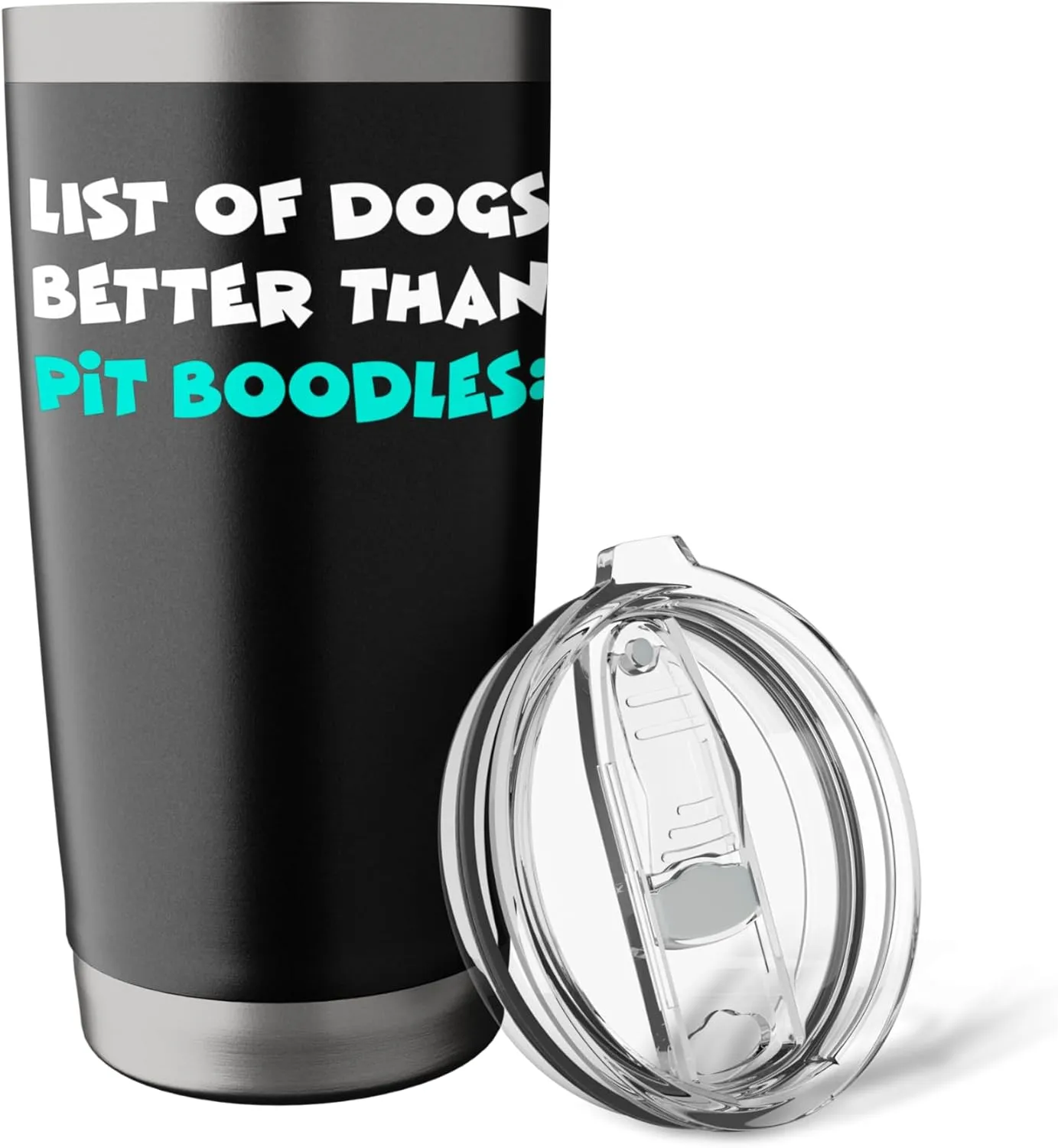 Pitbull Poodles List Of Dogs Better Than Pit Boodles Stainless Steel Insulated Tumbler