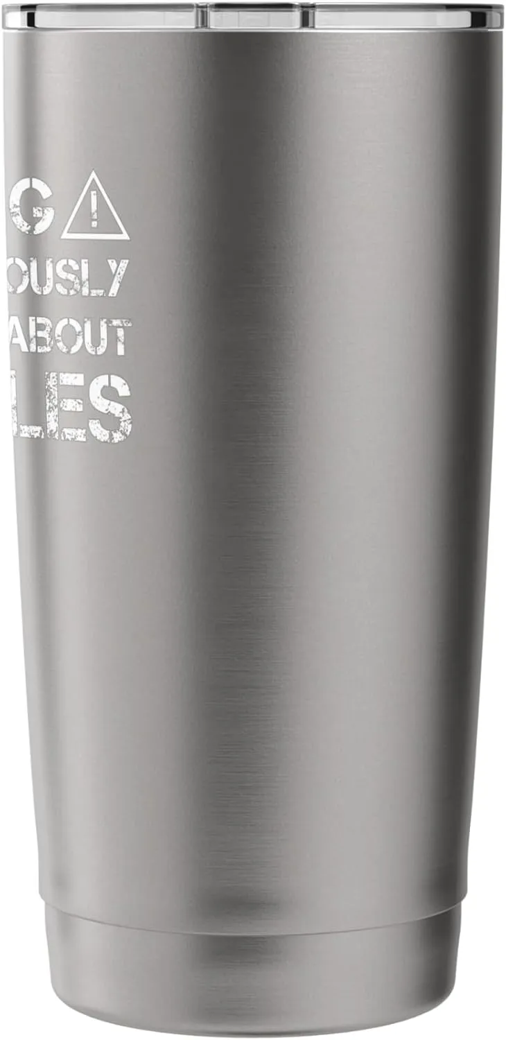Pitbull Poodles Warning May Start Talking About Pit Boodles Stainless Steel Insulated Tumbler