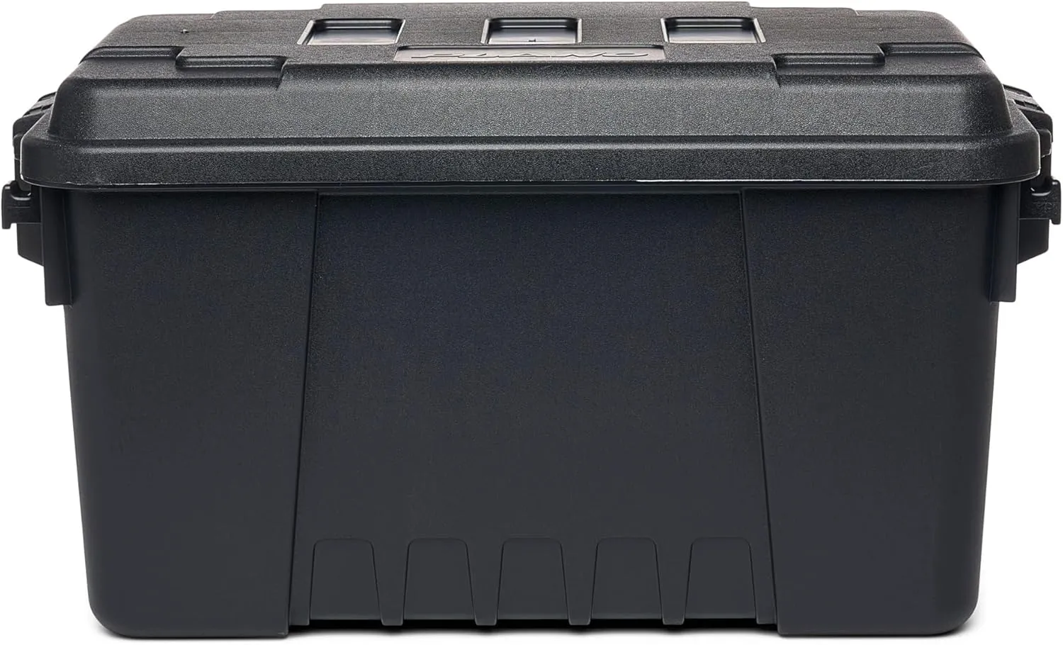 Plano Sportsman Trunk, Black, Small, Lockable Storage Box, Airline Approved Sportsman Trunk, Hunting Gear and Ammunition Bin, Heavy-Duty Containers for Camping, 56-Quart