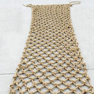 Playground Rope Net,8mm Thick Hemp Rope Net,Heavy Duty Cargo Net Diamond Grid ,Training Net for Kids Outdoor,Yard Frame Climbing Net, Treehouse Rope Ladder,Safety Rope Net for Kids(Size:1mx6m)