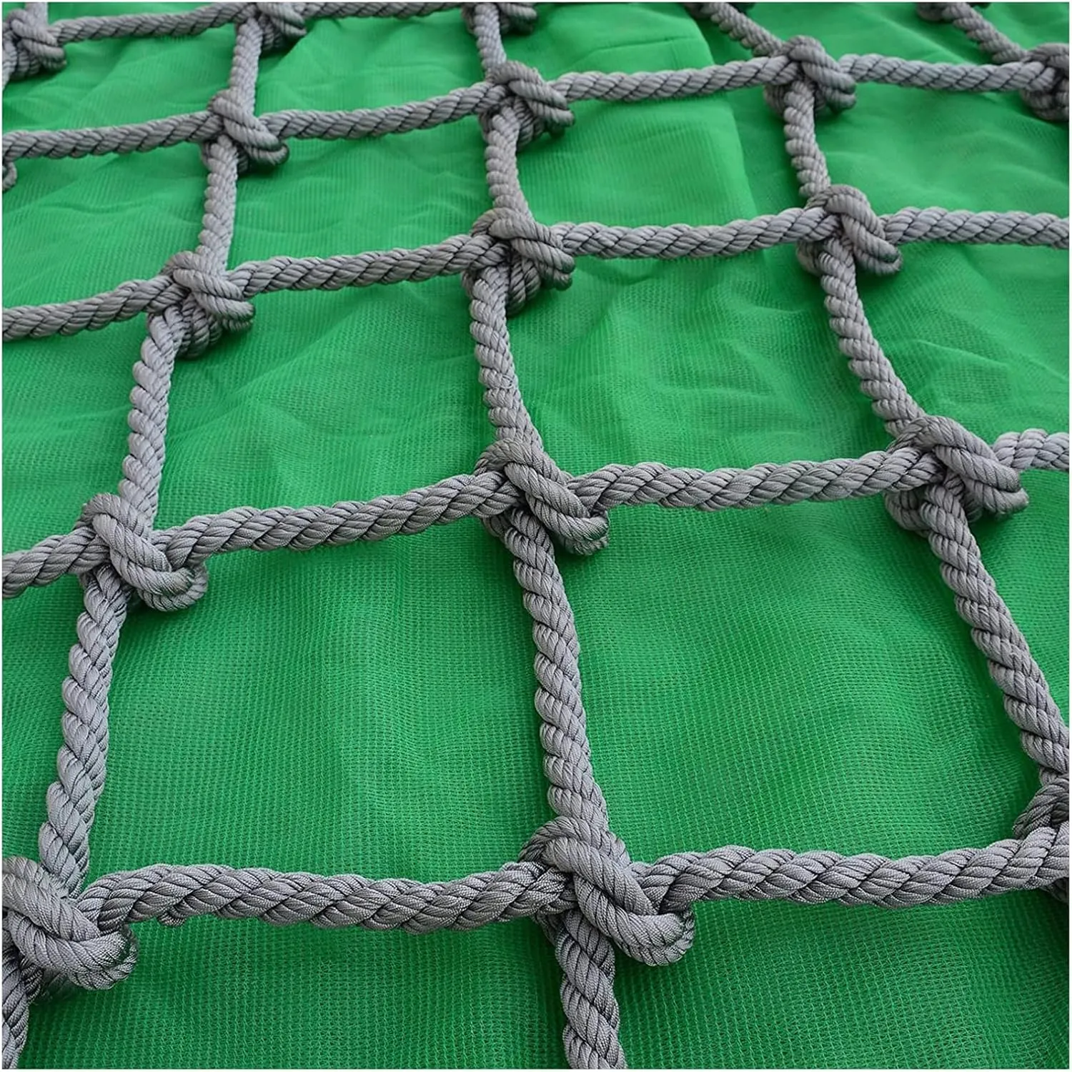 Polyester Playground Climbing Net, Climbing Cargo Rope Net, Safety Protection Net, Heavy Duty Climbing Net for Outdoor, Rope Ladder, Treehouse(Size:1Mx4M(3.3FTx13.1FT))