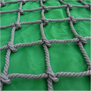 Polyester Playground Climbing Net, Climbing Cargo Rope Net, Safety Protection Net, Heavy Duty Climbing Net for Outdoor, Rope Ladder, Treehouse(Size:1Mx4M(3.3FTx13.1FT))