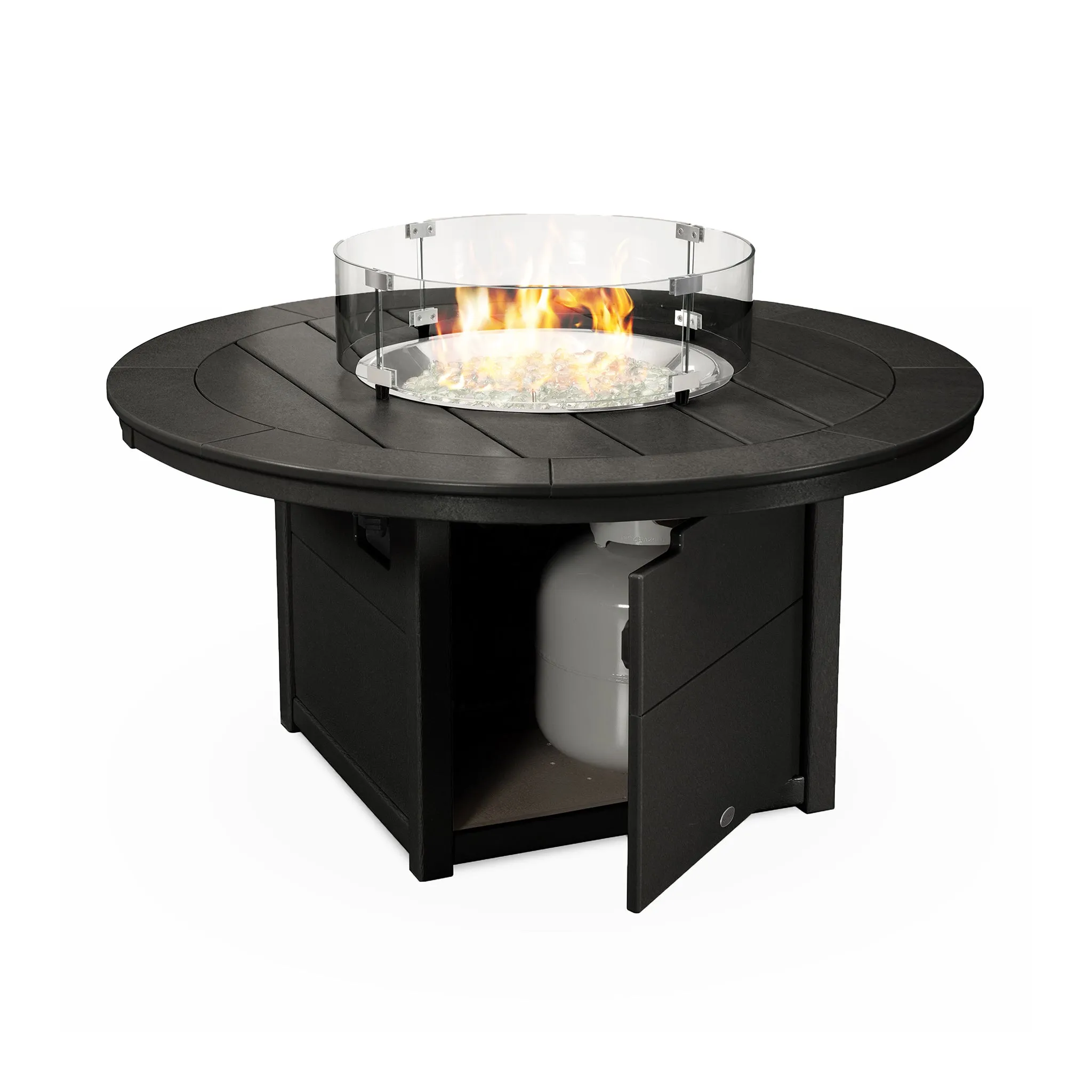 POLYWOOD Round 48" Fire Pit Table