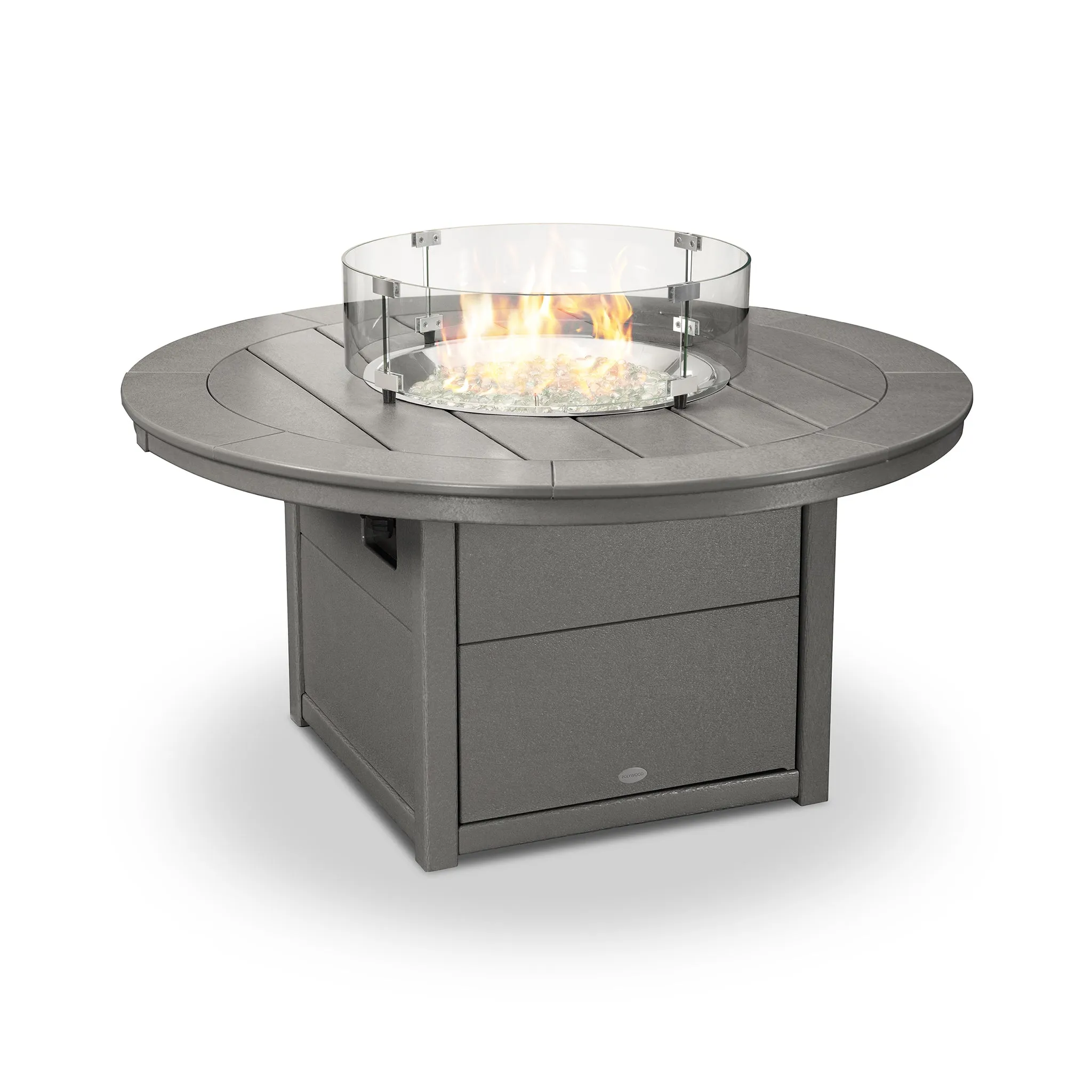 POLYWOOD Round 48" Fire Pit Table
