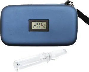 Portable Cooler Case - Medicine Cooling Travel Case, Storage Bag | Diabetic Organizer with LCD Display, Real-Time Temperature Control for Safe Medication Storage The
