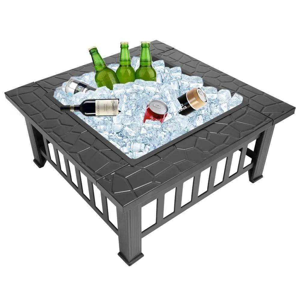 Portable Fire Pit Table - Compact Outdoor Patio Heater