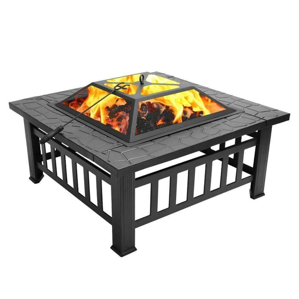 Portable Fire Pit Table - Compact Outdoor Patio Heater