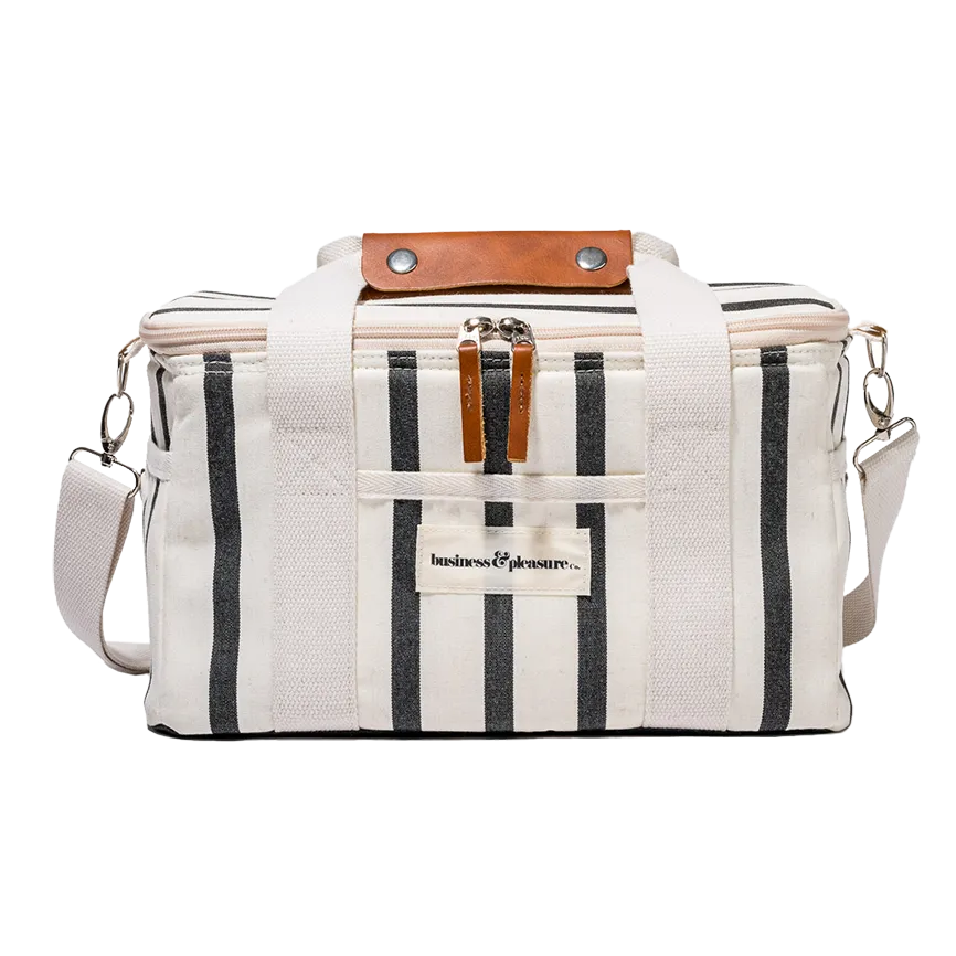 Premium cooler bag monaco black stripe 14 litre