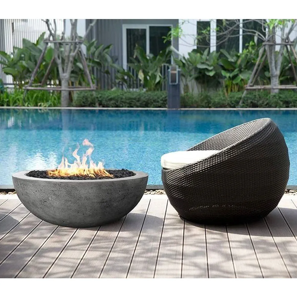 Prism Hardscapes Moderno 4 | 48" Concrete Fire Bowl