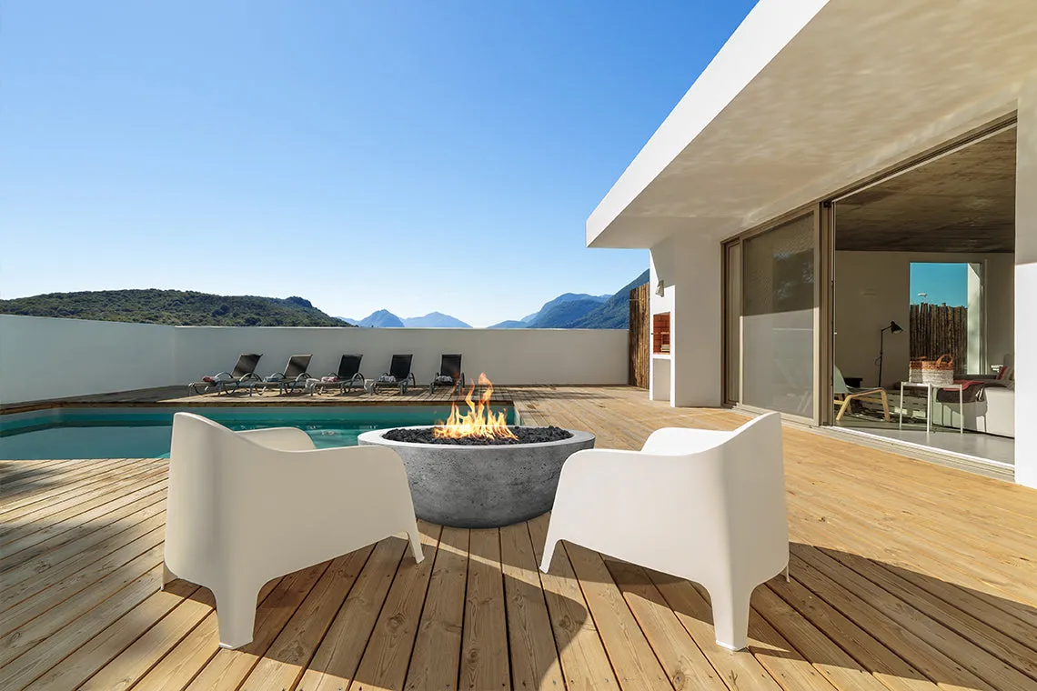 Prism Hardscapes Moderno 4 | 48" Concrete Fire Bowl