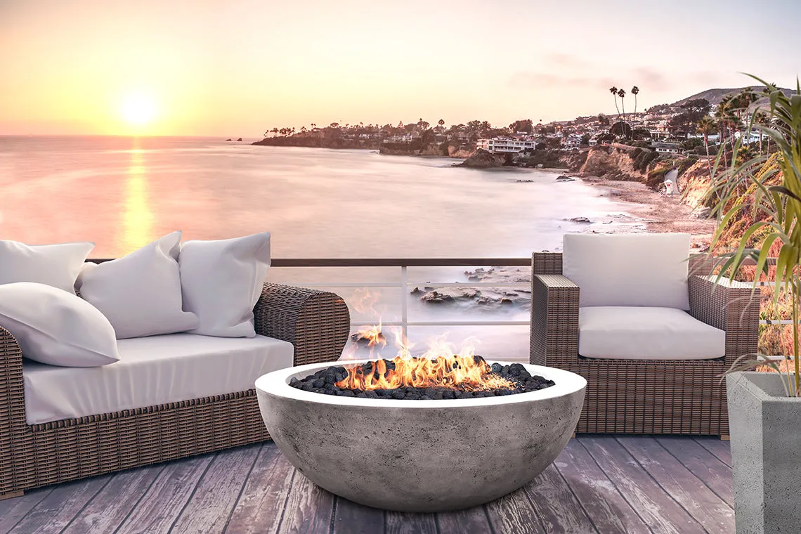 Prism Hardscapes Moderno 4 | 48" Concrete Fire Bowl