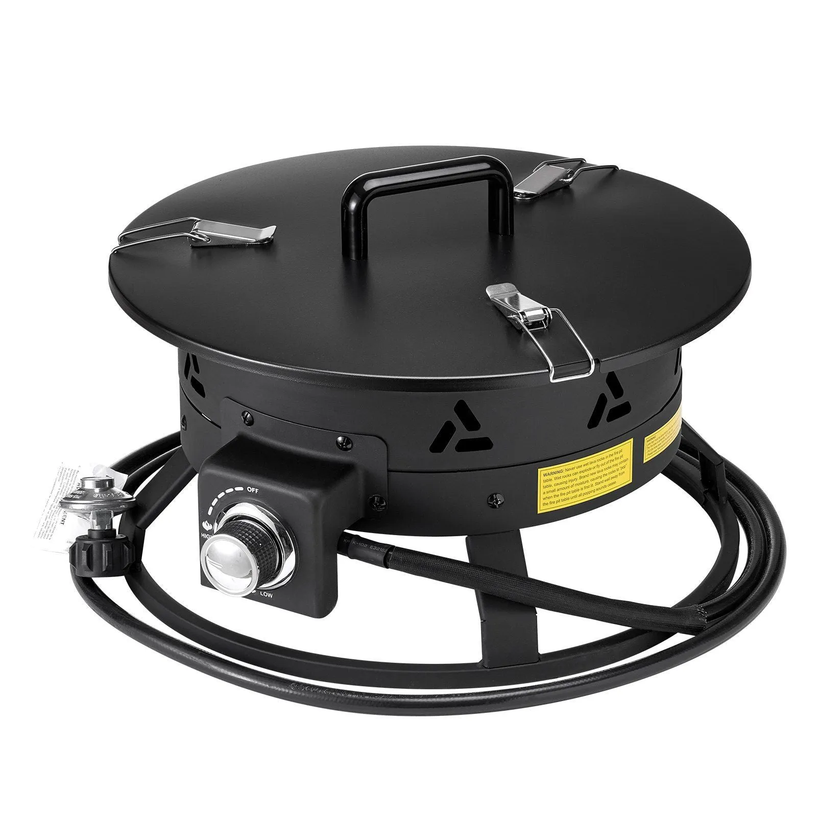 Propane Fire Pit 19' Outdoor Portable Fire Pit 58000 BTU