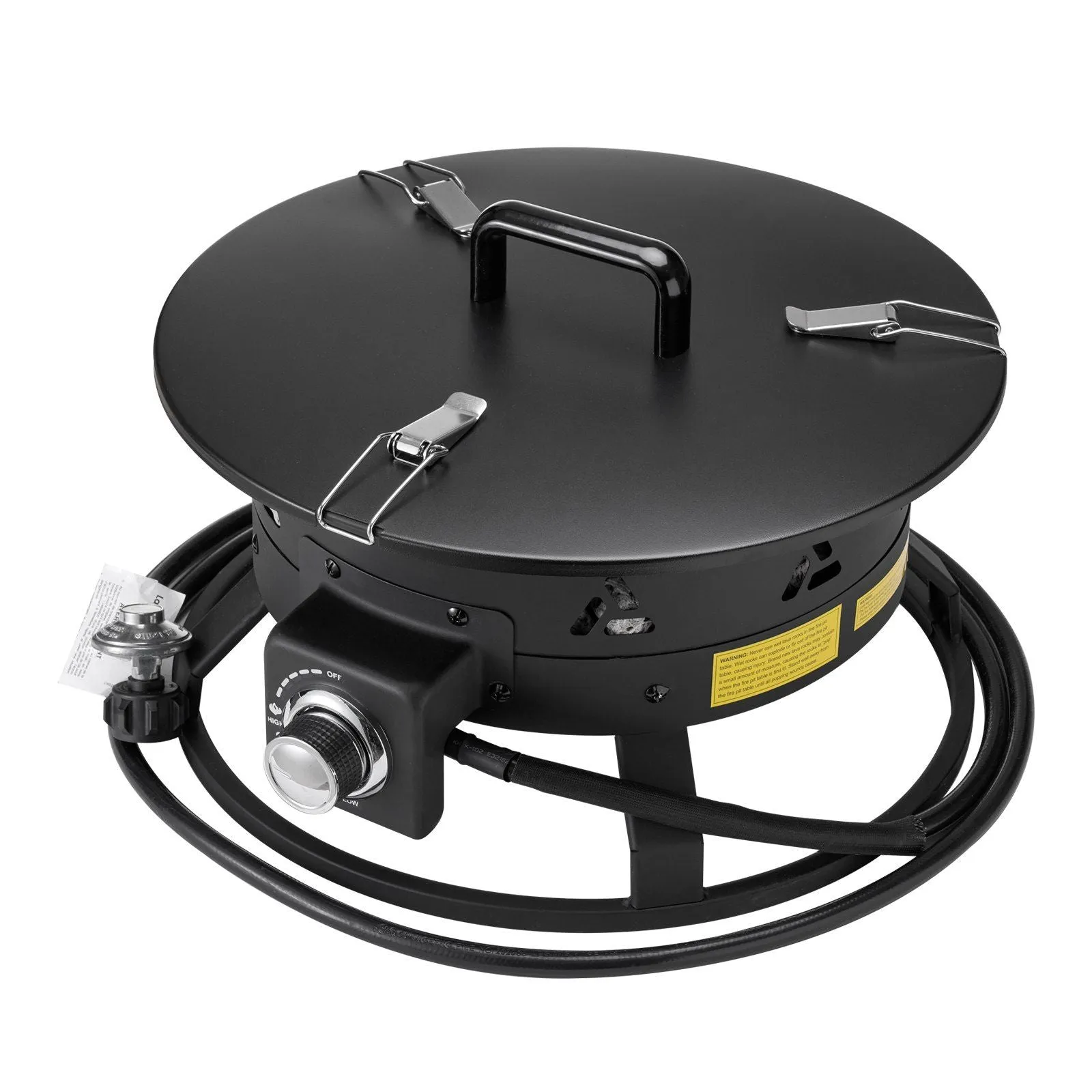 Propane Fire Pit 19' Outdoor Portable Fire Pit 58000 BTU