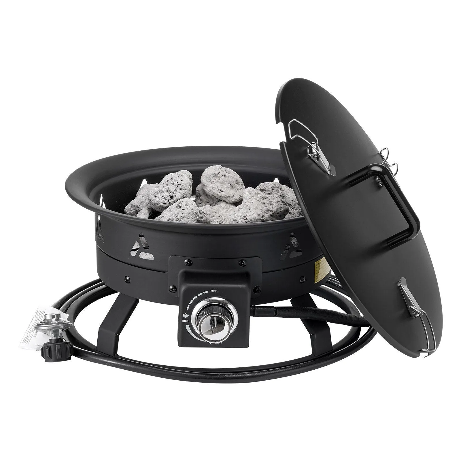Propane Fire Pit 19' Outdoor Portable Fire Pit 58000 BTU