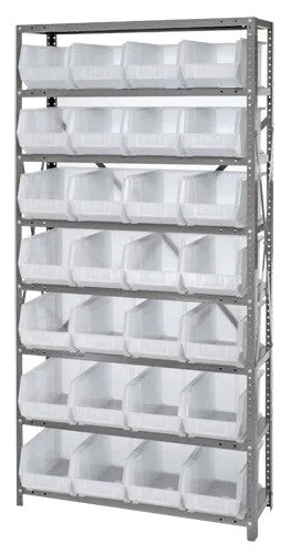 QSBU-240 12"D x 36"W x 75"H GIANT OPEN HOPPER STORAGE SYSTEMS