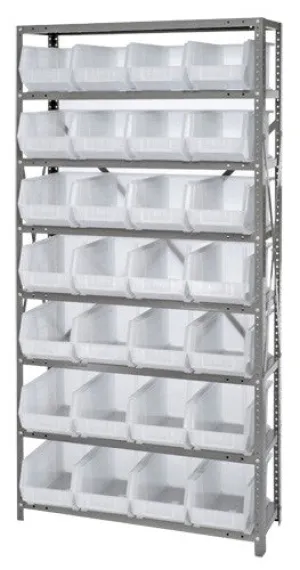 QSBU-240 12"D x 36"W x 75"H GIANT OPEN HOPPER STORAGE SYSTEMS