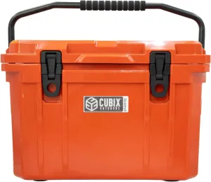 QuadraX 20 QT Rotomolded Cooler - 5-Day Ice Retention, Portable Hard Coolers Ice Chest with Cup Holders