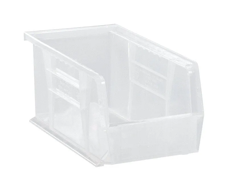 Quantum Storage 5-1/2 in. W X 5 in. H Storage Bin Plastic 1 compartments Clear