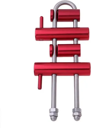 Rack Descender 4 Brake Bars Rappel Hauling Device Climbing Rescue Caving