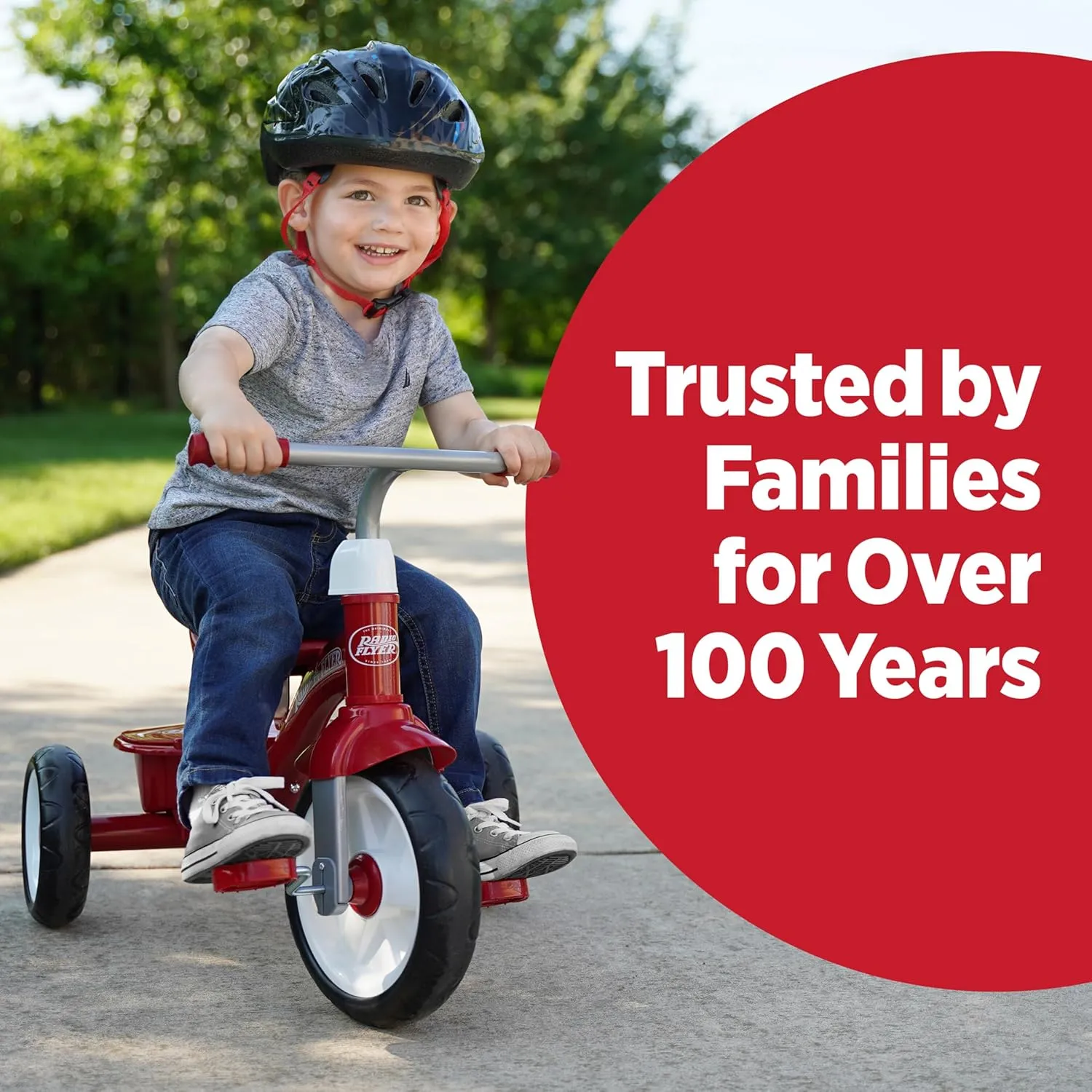 Radio Flyer Red Rider Trike, Outdoor Toddler Tricycle, for Ages 2.5-5 (Amazon Exclusive)