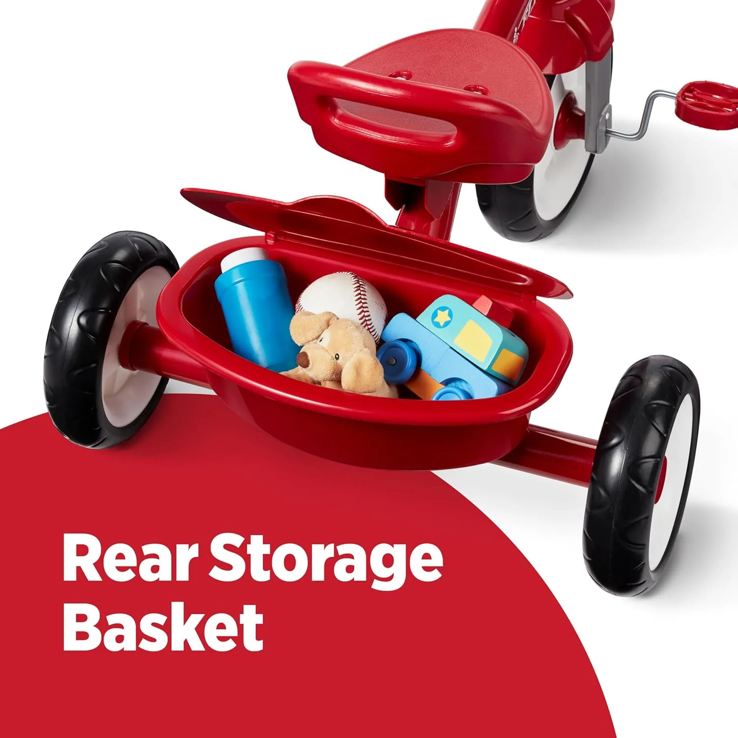 Radio Flyer Red Rider Trike, Outdoor Toddler Tricycle, for Ages 2.5-5 (Amazon Exclusive)