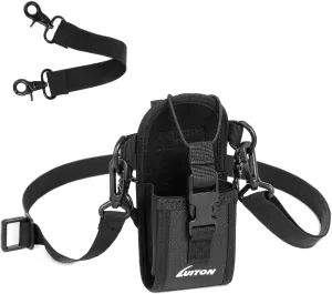 Radio Holster Radio Strap Firefighter EMS EMT Bundle Set Includes Anti-Sway Strap for Radio Strap,Radio Holder,Shoulder Strap Fits for Two-Way Ham Walkie Talkie Radio Scanner