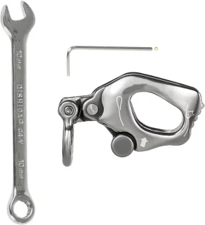 Rappel Gear Downhill Equipment Rescuing Device Climbing Descender for Rock Climbing Rappelling Climbing Downhill