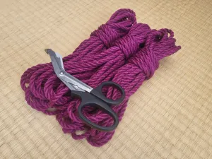 Raspberry Pink Jute Shibari Bondage Rope.