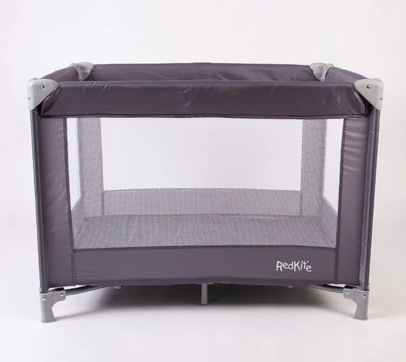 Red Kite sleep tight travel cot - Grey