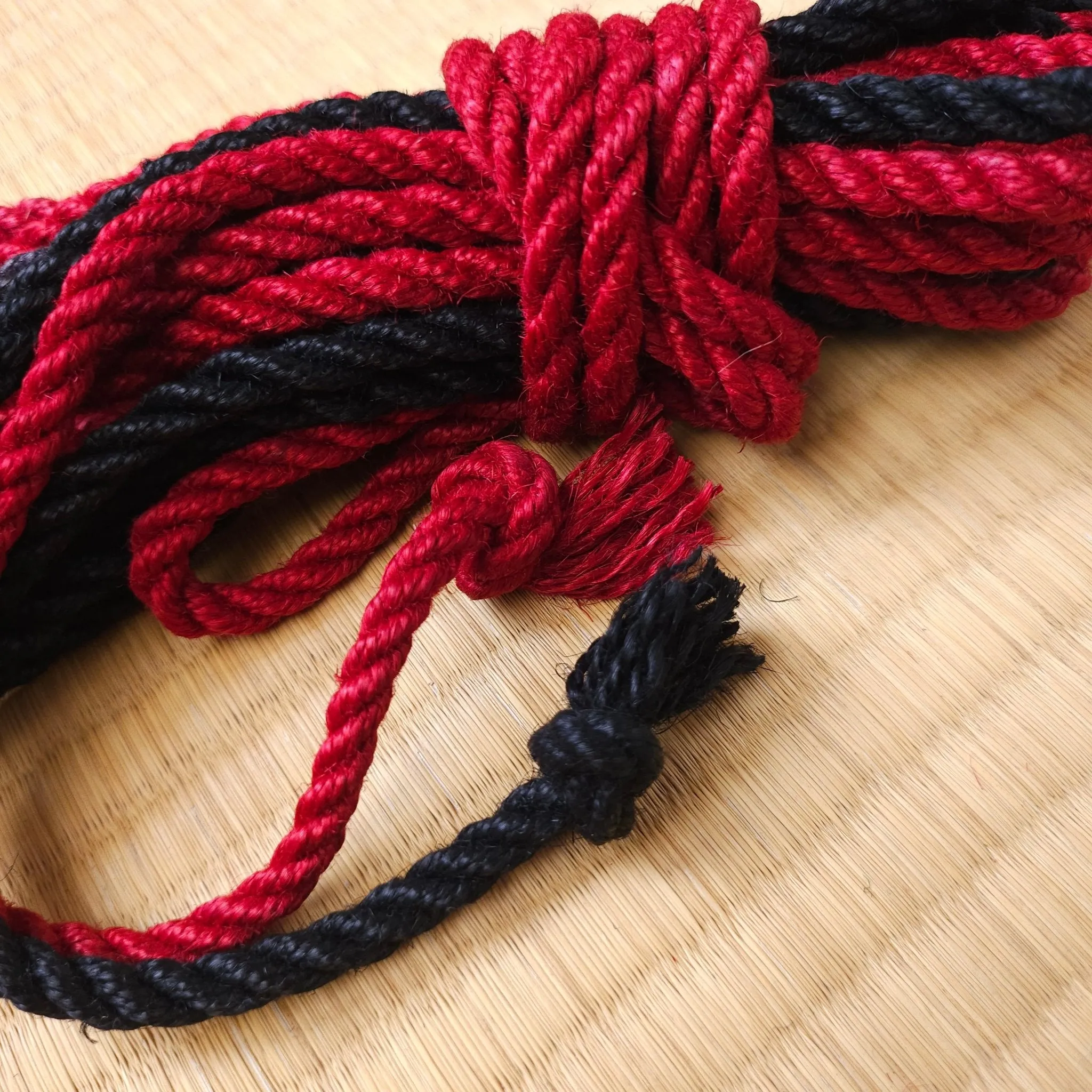 Red Twilight 2-Ply Shibari Jute Rope - Free Shears!*