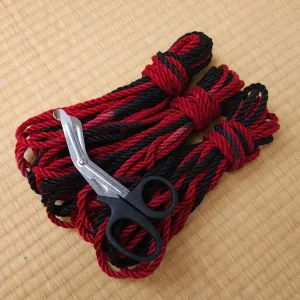 Red Twilight 2-Ply Shibari Jute Rope - Free Shears!*